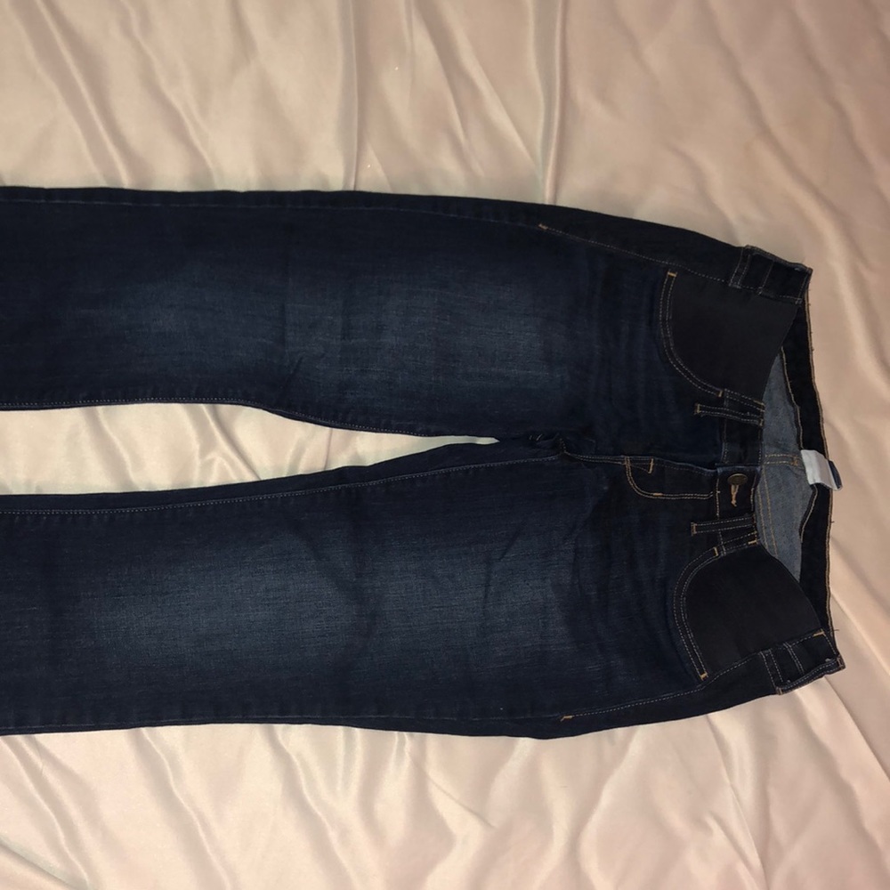 Maternity jeans w/side panel